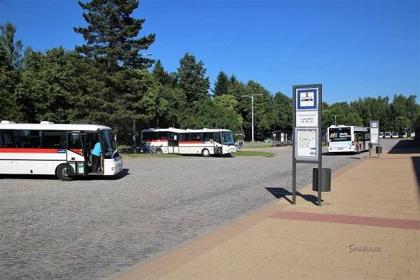 Žďár nad Sázavou - autobusové nádraží