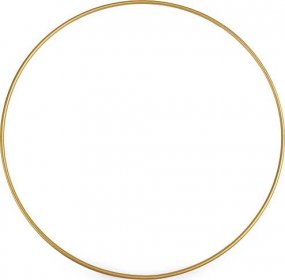 Stoklasa Kovový kruh na lapač snů 25 cm matně zlatý