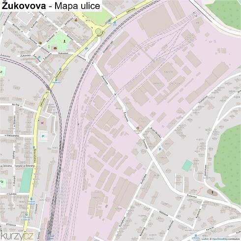 Žukovova - mapy | Kurzy.cz