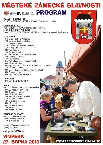 Městská zámecká slavnost - Vimperk