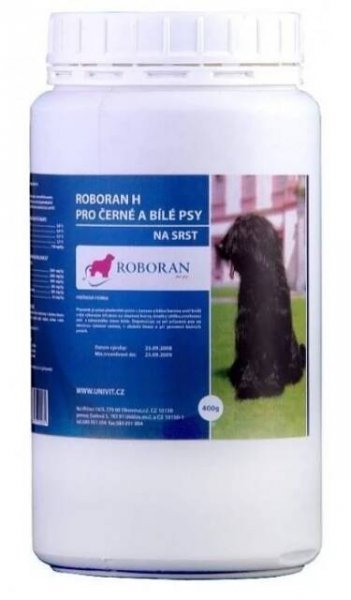 Roboran H prášek pro černé/bílé psy 400 g od 259 Kč