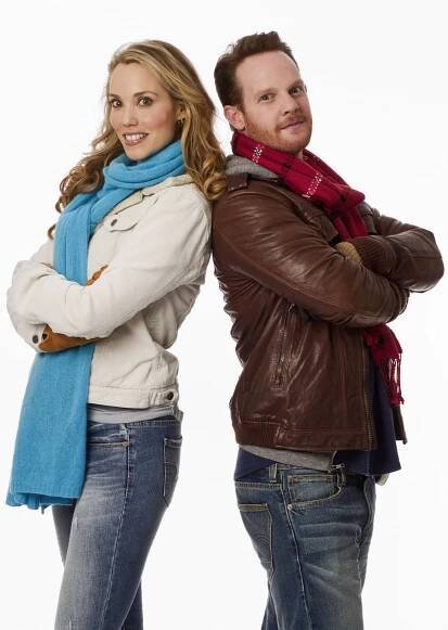 Elizabeth Berkley, Jason Gray-Stanford - Lucky Christmas - Promo