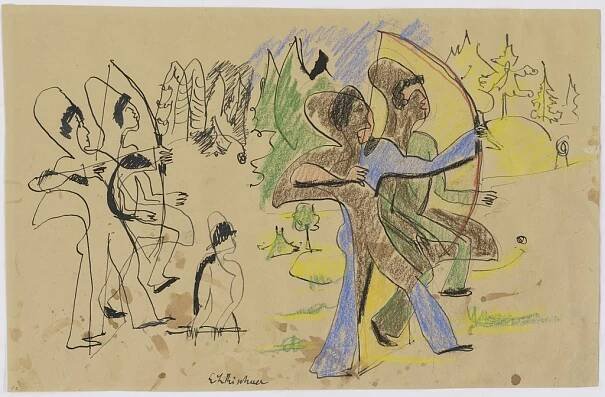 Archers, Ernst Ludwig Kirchner