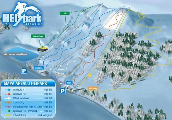 Skiareál Heipark Tošovice | Turistický.net
