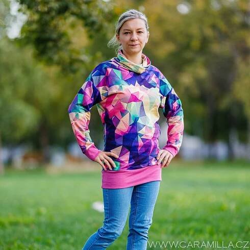 Dámská mikina s netopýřími rukávy XXS – 4XL – Caramilla.cz