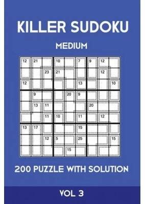 Killer Sudoku Medium 200 Puzzle WIth Solution Vol 3: Advanced Puzzle Sumdoku Book,9x9, 2 puzzles per page (Tewebook Sumdoku)(Brožovaná) od 278 Kč - Heureka.cz