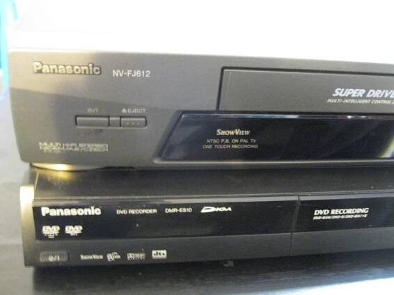 Video a DVD rekordér Panasonic + 2x scart a přepínač  - TV, audio, video
