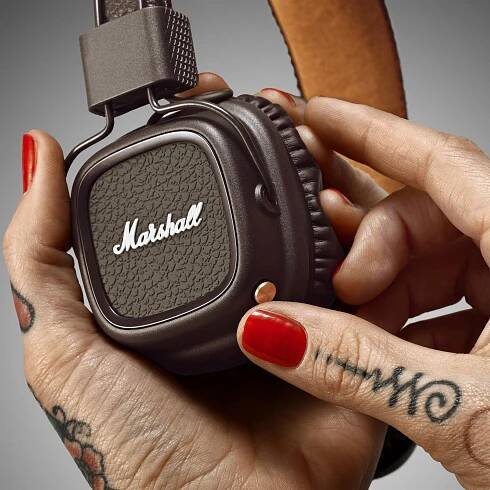 Marshall Major II Bluetooth - Brown