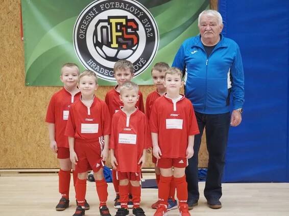 Předvánoční turnaj minipřípravek 3+0 v třebešské hale.