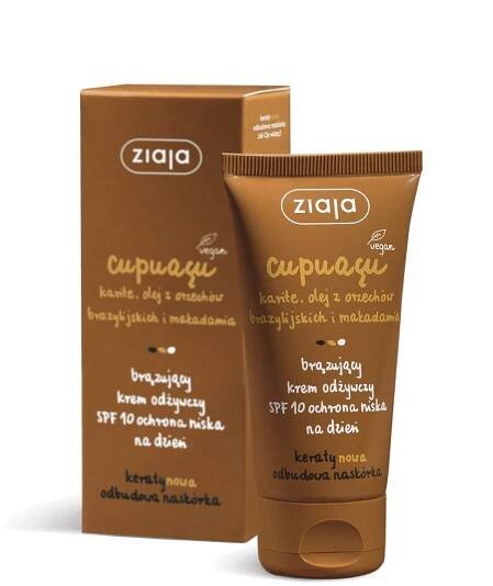 Ziaja cupuacu denní krém SPF 10 bronzující 50ml