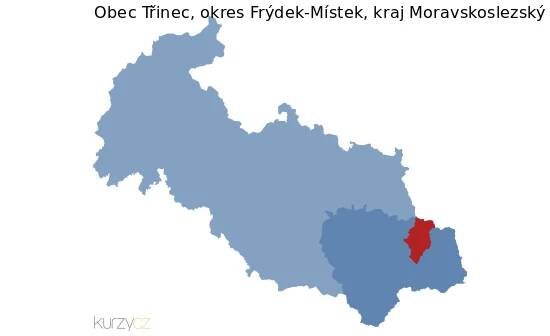 Třinec v kraji Moravskoslezský