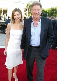 Harrison Ford and Calista Flockhart at the premiere of "K-19: The Widowmaker" at the Village Theatre in Westwood, Ca. Monday, July 15, 2002