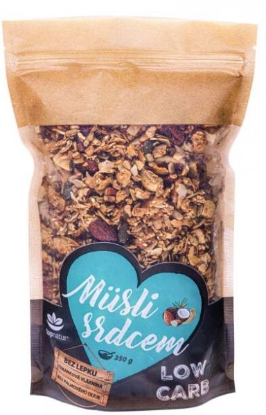 Topnatur Müsli Paleo a Kokos Low Carb 350 g
