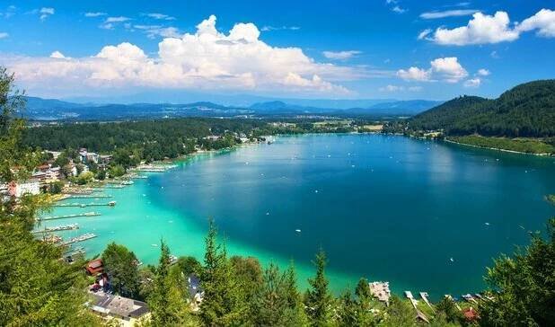 Klopeiner See - Nejteplejší jezero v Rakousku