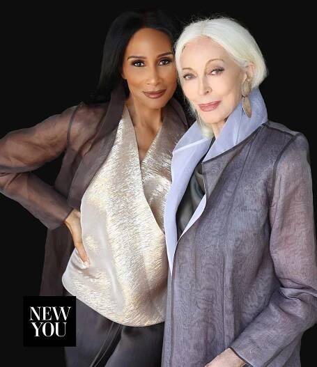Supermodels Carmen Dell'Orefice and Beverly Johnson Share the Cover of 'New You' at Ages 91 and 69