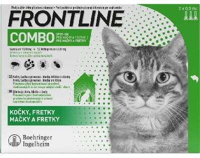 Boehringer FRONTLINE COMBO spot-on pro kočky - 3x0,5ml