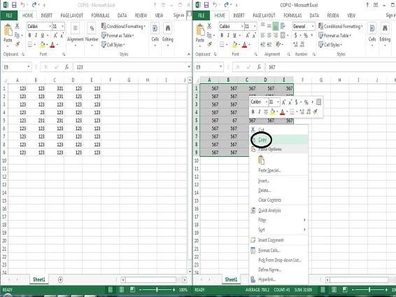 Screenshot of Cell You Want to Merger