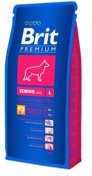 Brit Premium Dog Senior L 3 kg od 248 Kč