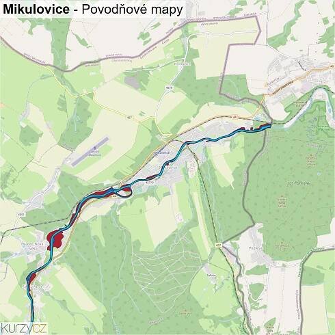 Mikulovice - mapy | Kurzy.cz