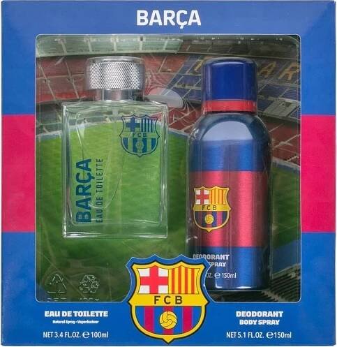 EP Line FC Barcelona EDT 100 ml + deospray 150 ml dárková sada