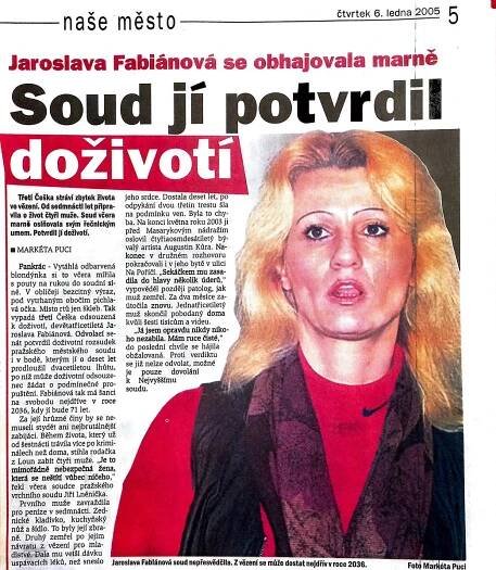 Sériová vražedkyně, která inspirovala Případy 1. oddělení, chtěla na svobodu