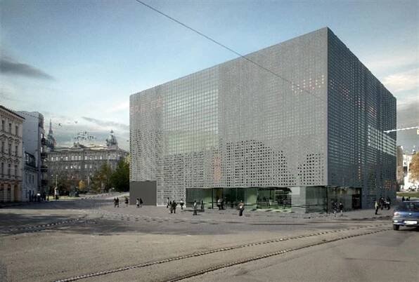 Fasáda chystané galerie bude připomínat obrazovku