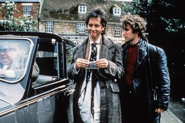Richard E. Grant as Withnail and Paul McGann as Marwood in 'Withnail and I'