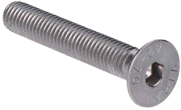 Nerezový šroub (M6x30mm) zápustná hlava, imbus, DIN7991 /AISI304