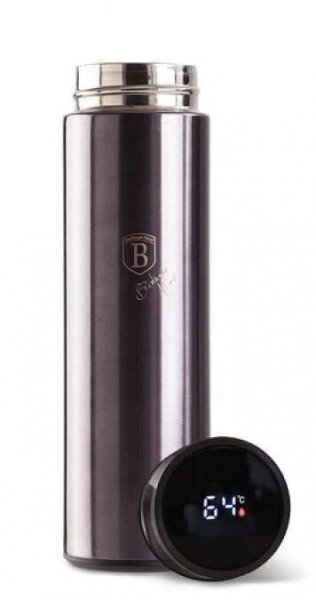 Berlinger Haus Termoska SMART chytrá lahev Carbon PRO Line, 450 ml