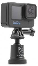 GoPro camera mounted on an Action Cam