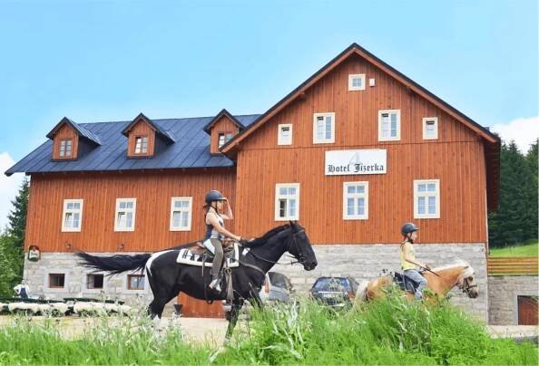 Sauna hotelu Jizerka v Jizerských horách, dovolená