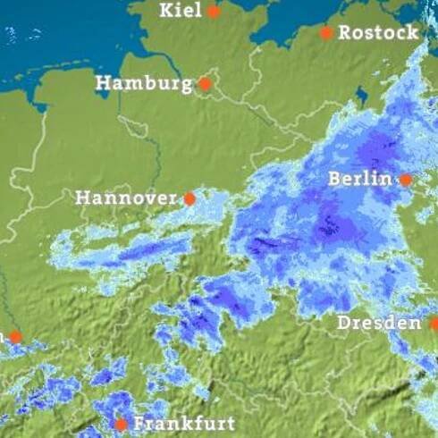 Regenradar Deutschland: Aktueller Niederschlag