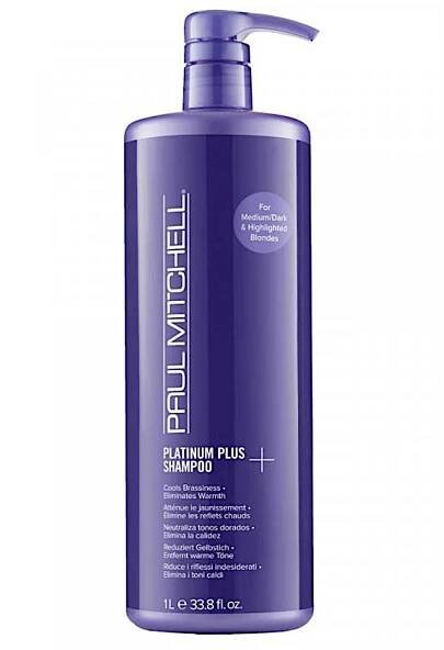 Šampon pro neutralizaci žlutých tónů Paul Mitchell Platinum Plus Shampoo - 1000 ml + dárek zdarma