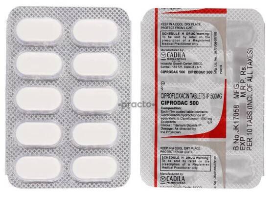 Ciprofloxacin 500 mg 1 0 1