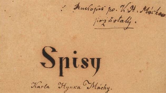 Vědci potvrdili, že rukopis Máje, který se na veřejnosti poprvé objevil v roce 1916, skutečně patří Máchovi. Máj přesně v té podobě, v jaké vyšel knižně v dubnu 1836, napsal na stejný papír jako své deníky.