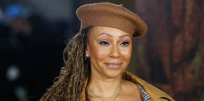 Mel B's Bedazzled Sheer Wedding Dress Took Over 850 Hours to Make—And Made Her Cry