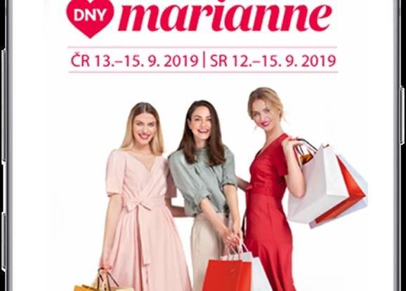 Nejlepší nákupy v roce jsou tady! Dny Marianne se blíží, tak hurá na nákupy