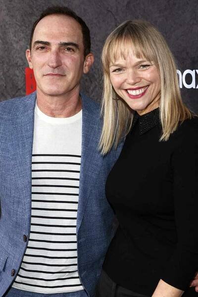 Patrick Fischler and Lauren Bowles at the premiere of "Barry" Season 4 on April 16, 2023 in Los Angeles, California.