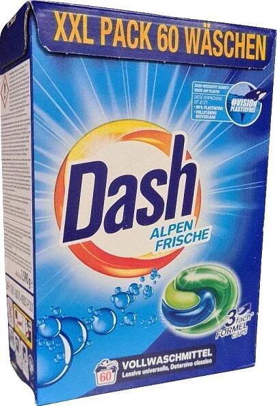Dash Alpen Frische gelové kapsle 60 PD