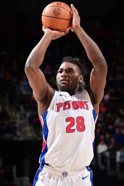 Isaiah Stewart of the Detroit Pistons shoots a free throw during the game against the Milwaukee Bucks on January 22, 2024
