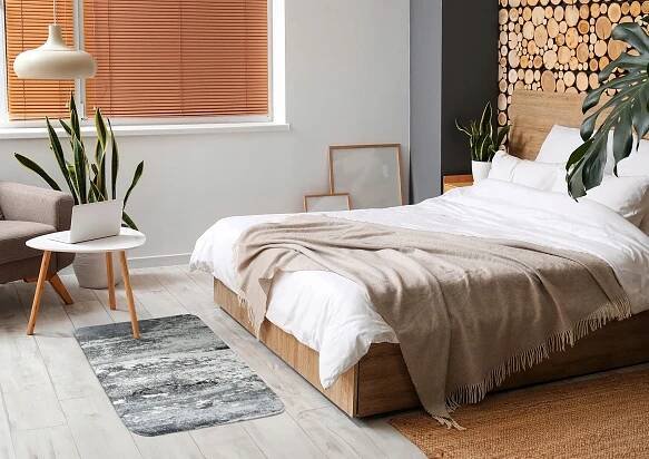 Dekorativní pěkný kobereček jako dárek k podlaze Loft betonová stěna 90x60 Značka Tulup
