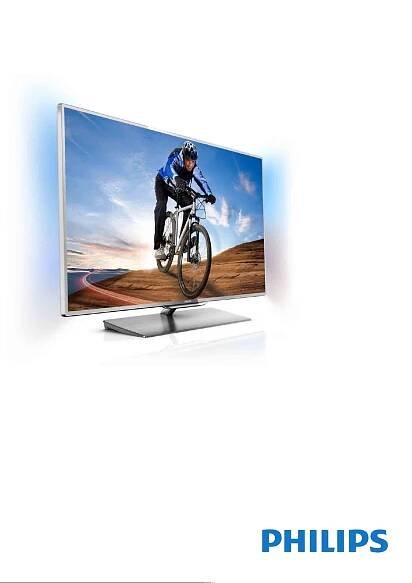 Manuál Philips 55PFL7007 LED televize