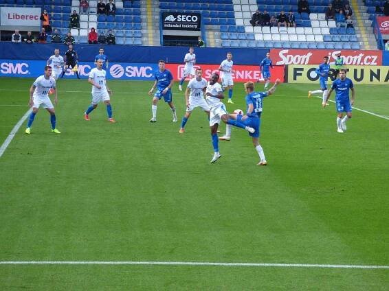 Fotbalisté Baníku Ostrava v neděli hráli v Liberci.