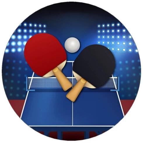 Jedlý papír "Ping pong 1" A4