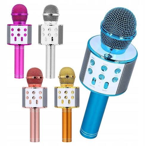 KARAOKE MIKROFON REPRODUKTOR S BEZDRÁTOVÝM MIKROFONEM BLUETOOTH NAHRÁVÁNÍ EAN (GTIN) 5907001500902