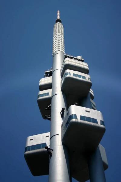 Žižkovský Vysílač (Žižkov Television Tower), Praha (Prague), Česká Republika (Czech Republic)