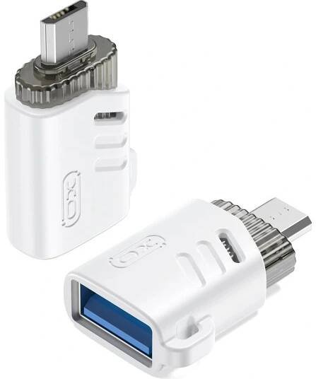 XO NB256C adaptér OTG USB (F) / Micro USB (M) - JHMobil.cz