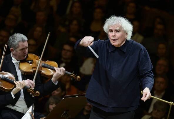 Fotografie ilustrujicí koncert - událost Česká filharmonie Simon Rattle