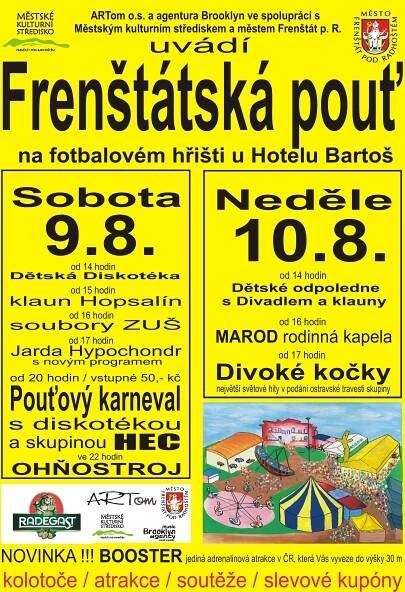 Frenštátská pouť: Dům kultury Frenštát pod Radhoštěm