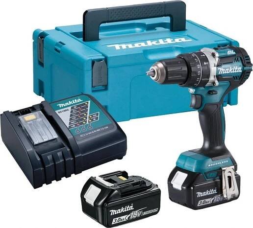 Aku vrtačka bezuhlíková s příklepem Makita DHP486RTJ, Li-ion LXT 18V 5,0 Ah, makpac : Makita-eshop.cz